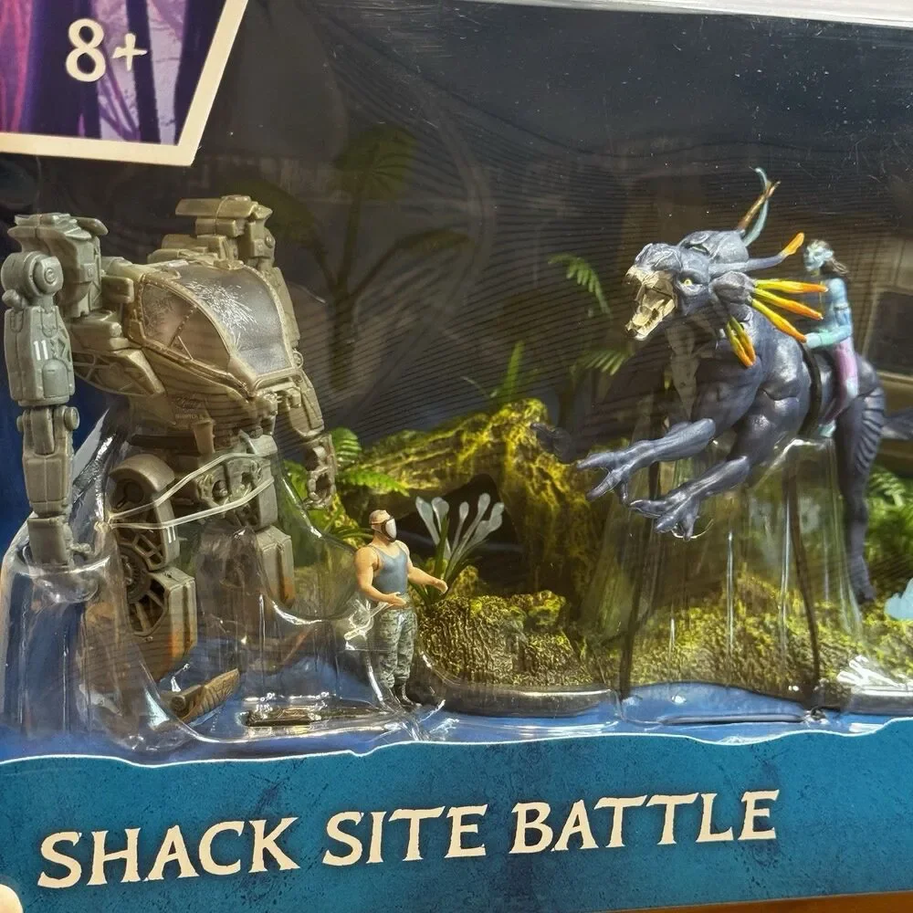 Mcfarlane Avatar The Way of Water World of Pandora Shack Site Battle Playset NEW